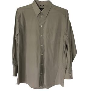 Kenneth Cole Khaki Colored Dress Shirt, Neck 16, Sleeve 32/33